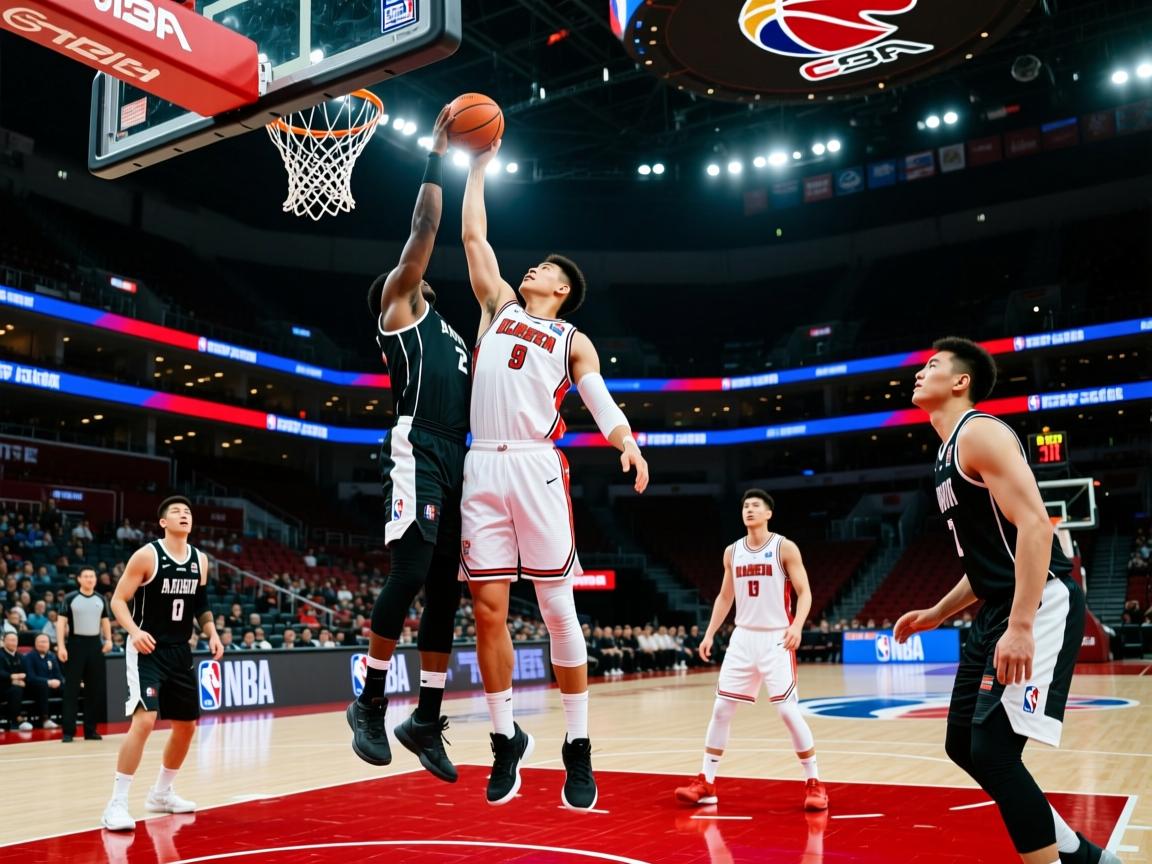 外援利用身高优势占据篮板优势  第1张