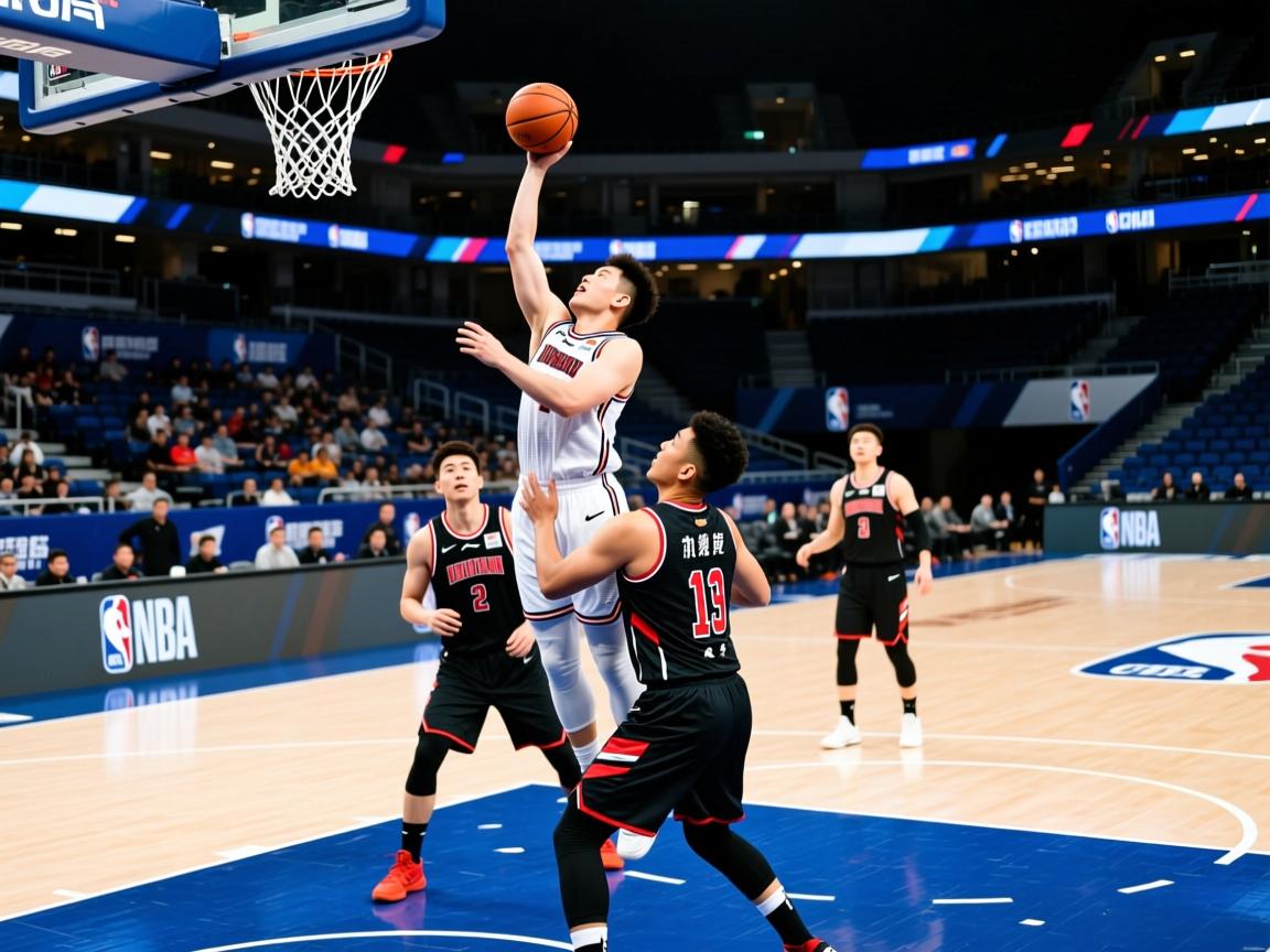 外援利用身高优势占据篮板优势  第2张